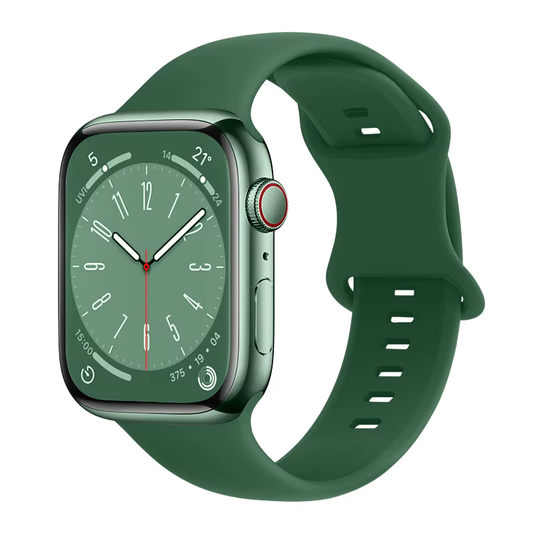 ALFALFA GRASS Silicone Watch Strap for Apple Watch Series