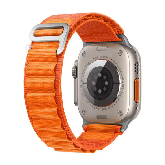 ORANGE Nylon Alpine Loop Watch Strap for Apple Watch Series