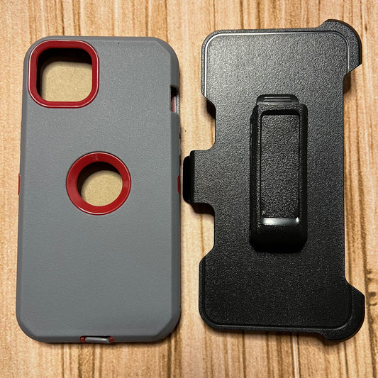 GRAY & RED IPHONE 11 PRO MAX OTTER BOX CASE