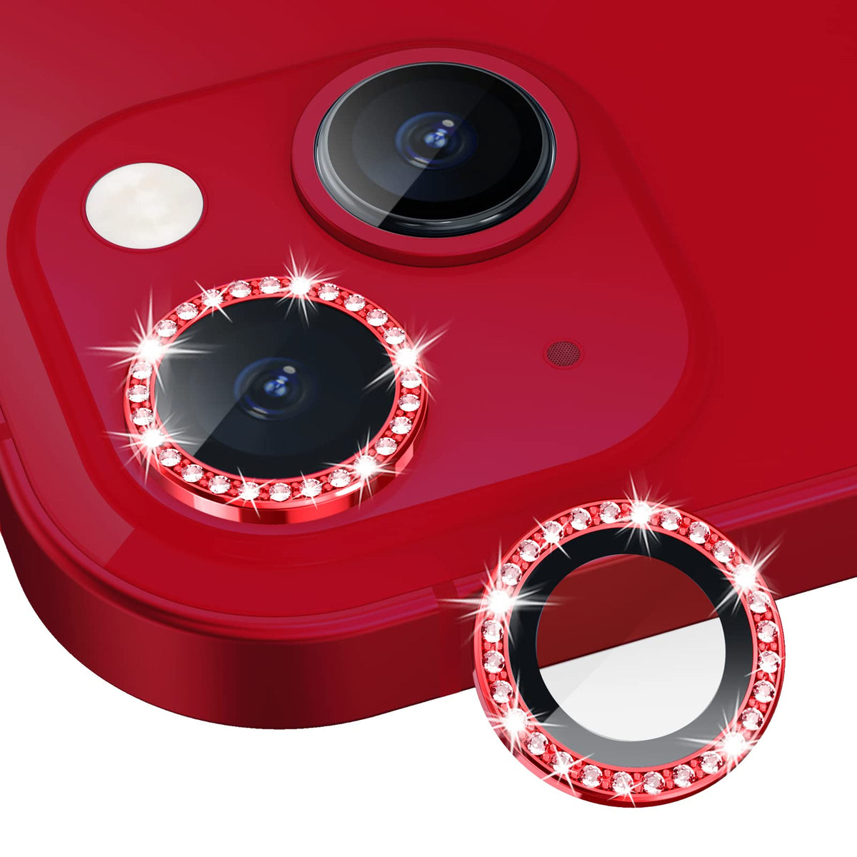 Red Diamond iPhone Lens Protector
