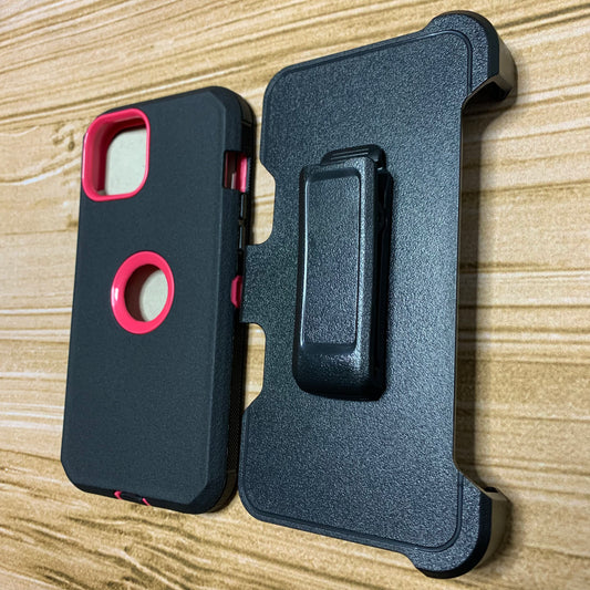 BLACK & HOT PINK IPHONE 13 PRO MAX OTTER BOX CASE