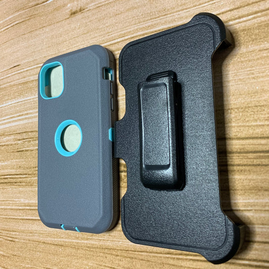 GRAY & TEAL IPHONE 13 PRO MAX OTTER BOX CASE