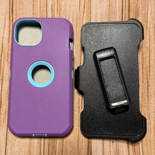 LIGHT PURPLE & TEAL IPHONE 16 PRO MAX OTTER BOX CASE