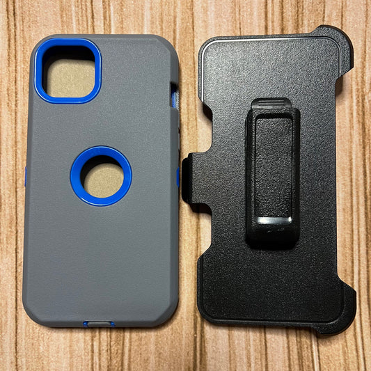 GRAY & BLUE SAMSUNG S21/S30+ OTTER BOX CASE