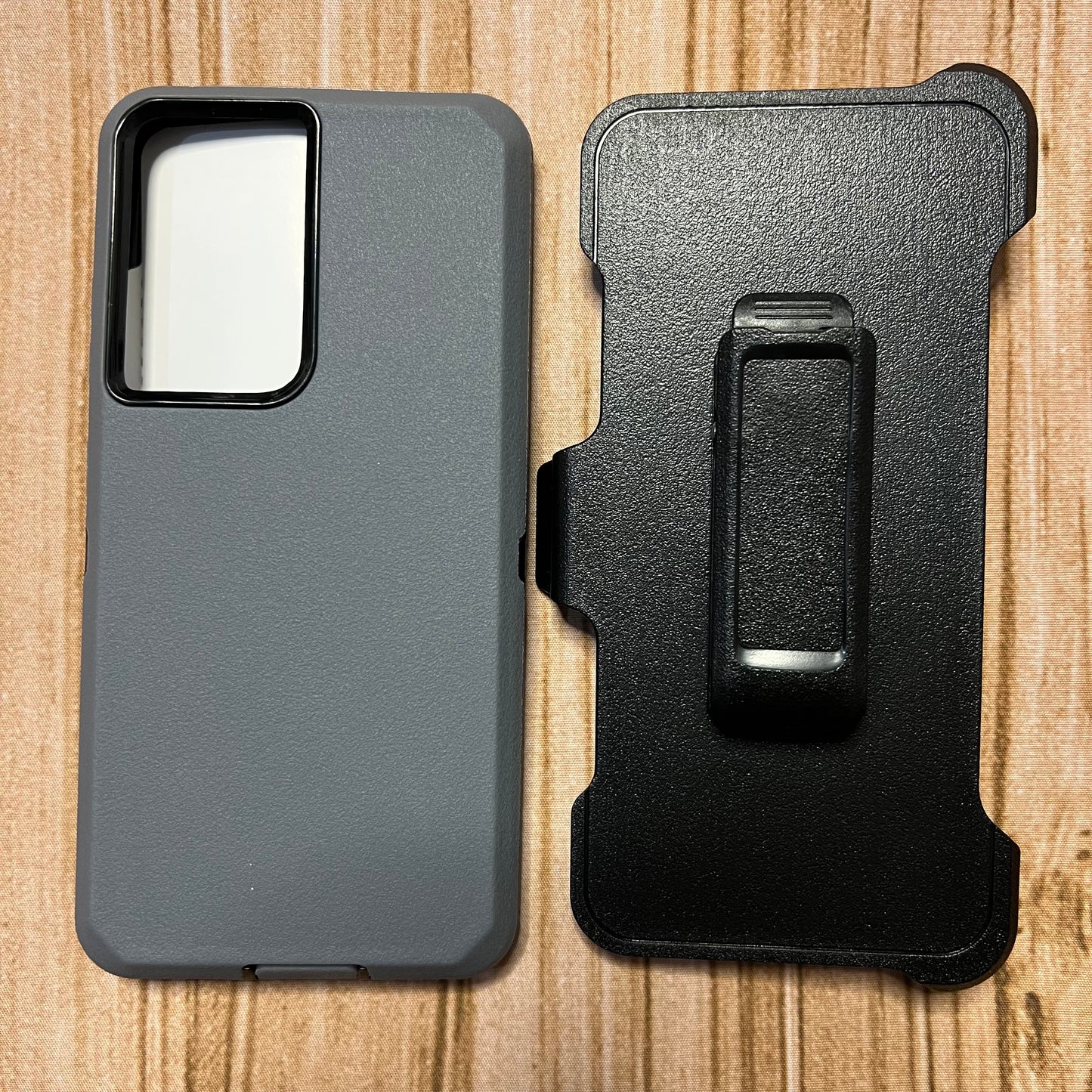 GRAY & BLACK SAMSUNG S23+ OTTER BOX CASE