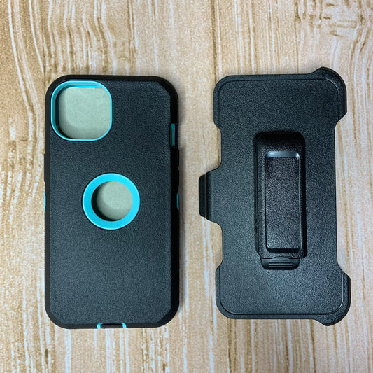 BLACK & TEAL IPHONE 11 PRO OTTER BOX CASE