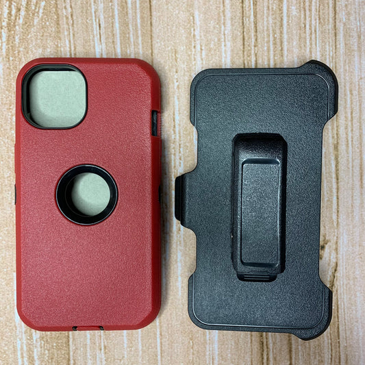 RED & BLACK IPHONE 16 PRO MAX OTTER BOX CASE