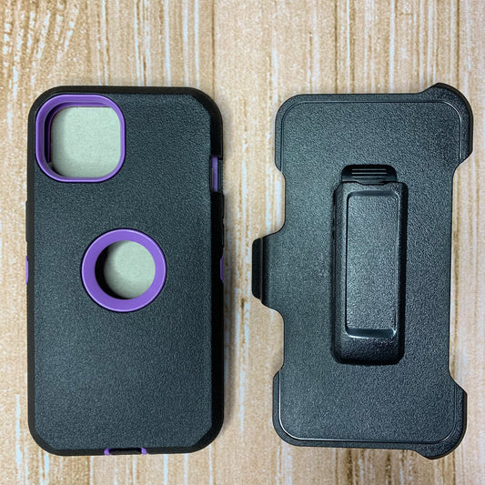 BLACK & PURPLE IPHONE 11 PRO OTTER BOX CASE