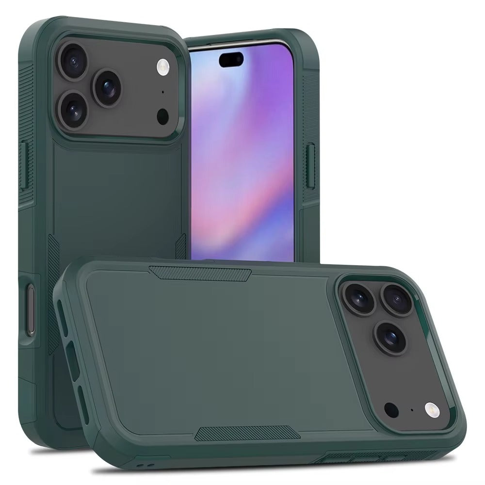 GREEN Shockproof TPU PC Phone Case