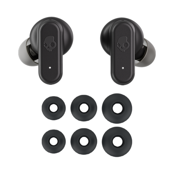 Skullcandy Dime 3 XT True Wireless in-Ear Earbuds, True Black